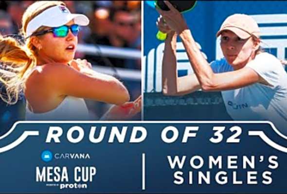 Anna Leigh Waters v Genie Erokhina at the Carvana Mesa Cup