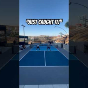 Nasty Backhand Punch! #pickleball #pickleballtips #pickleballdoubles #pp...