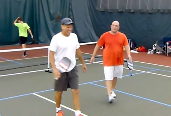 Wolfe Sports Pickleball-OMD R2 Doug Huff/Doug Lorella v Dave Weinbach/Dylan Frazier