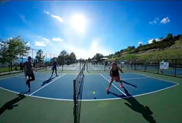 3.5 Women&#039;s Pickleball LDS hospital tourney Heather/Megan vs Samantha/Melynda