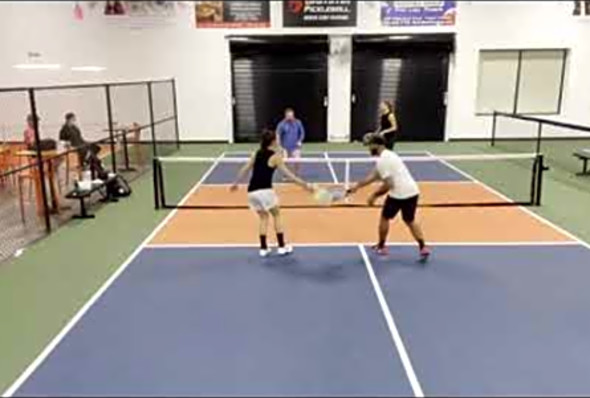 Legends winter classic mixed doubles 4.0 pickleball Gold medal match 1.2