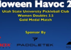 Women Doubles 3.5 Gold Medal Match - Utah State University Pickleball