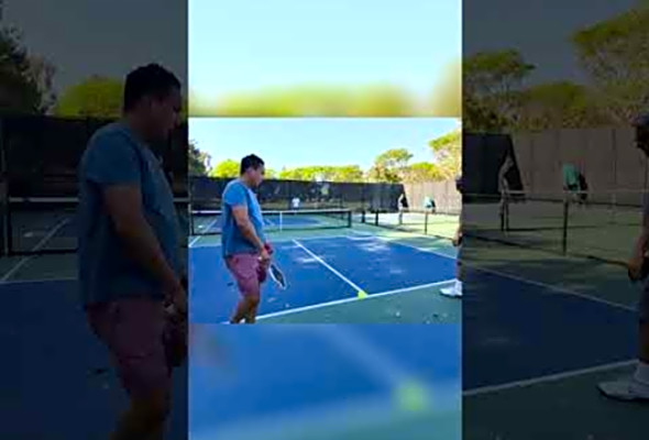Epic Pickleball Rally! Intense Shots &amp; a Game-Changing Side Swap!