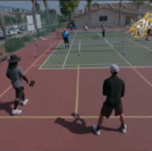Pickleball Chumps DaveP/Michelle vs Gary/Ethan 06102022