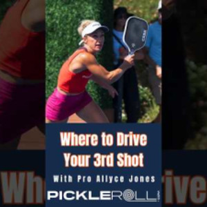 Tip fro Pro Allyce Jones: Where to drive your 3rd shot, so you can get a...