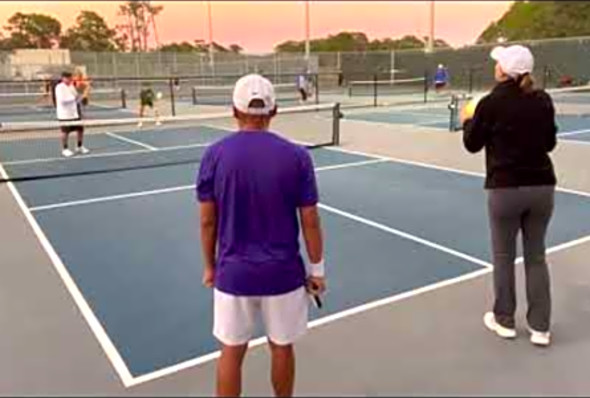 Viking Pickleball Co-Ed Team League(4.0) - Third Shot Droppers vs. Sacco Construction - Game 1
