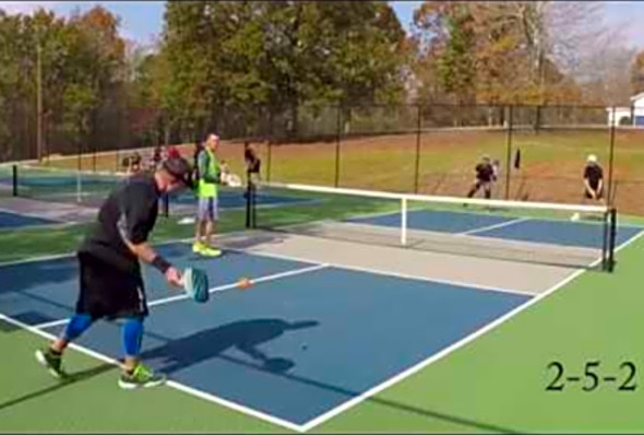 Yonah Play? Fall Pickleball Tournament 2017 - Bailey &amp; Todd vs. Golden &amp; Cook