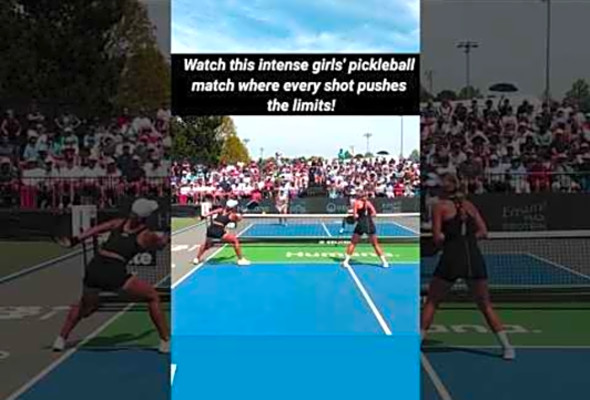 Epic Girls&#039; Pickleball Showdown - Insane Rally You Wont Believe! #shorts #ytshorts #pickleball