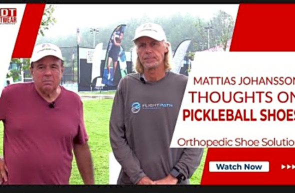 Mattias Johansson&#039;s Thoughts On DT Footwear Pickleball Shoes