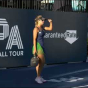Guaranteed Rate Vegas Championships- Womens Singles Semi Final- A Waters...