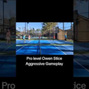 Pro level Owen Stice aggressive gameplay! 5.2 #pickleball #pickle #pickl...