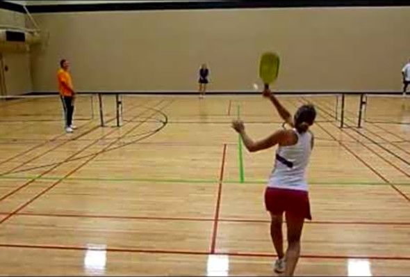 2012 SeaTac Womens Singles Finals Jennifer Lucore vs. Christine Barksdale Pickleball