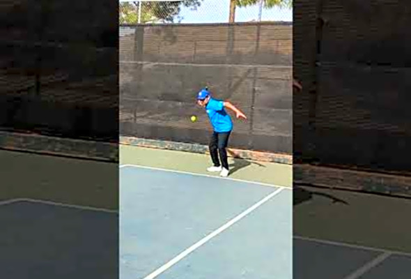 Pickleball Power Serve Senior Pro 5.0 player