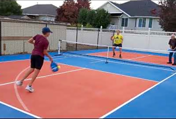 Epic First Time Playing Pickleball (Howard Barton my father-in-law)