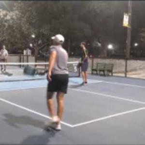 4.0 PLAYER BLOCKS 5.1 20 YO SLAMS! 4.0 Pickleball Game at Collins Park i...