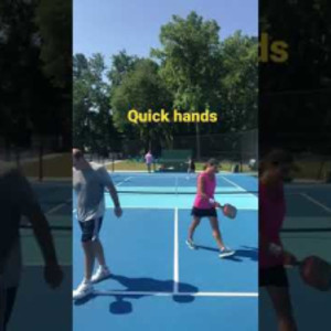 Married pickleball quick hands! Volley, dinks, good rally at Litchfield ...