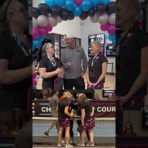 Chatting with our Women&#039;s Doubles 3.0 50 Division Lisa and Paul from APC...