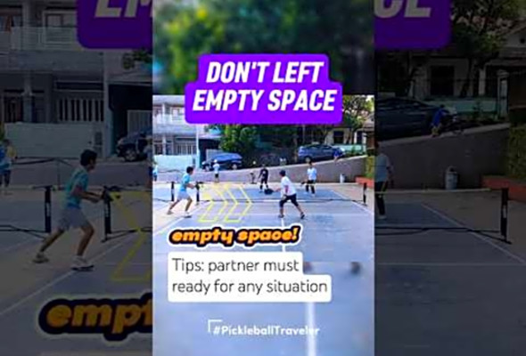 THAT&#039;S A PARTNER FOR! #pickleballtips #pickleballshorts