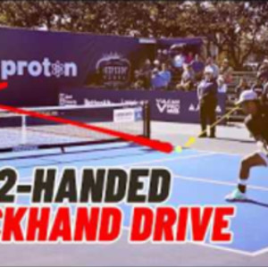 Mastering Two Handed Backhand Drive in Pickleball - details that you may...