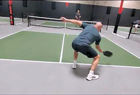 Former Squash Semi Professional Learns Pickleball Drops From Pro Pickleball