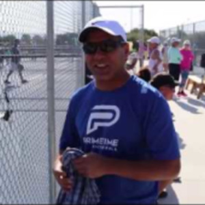 Trying on a new partner... Dan Briones for Senior Pro and 5.0 tournaments