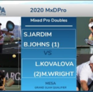 2020 PPA Mesa Qualifier MxDPro Upper bracket final S.Jardim/B.Johns v L....