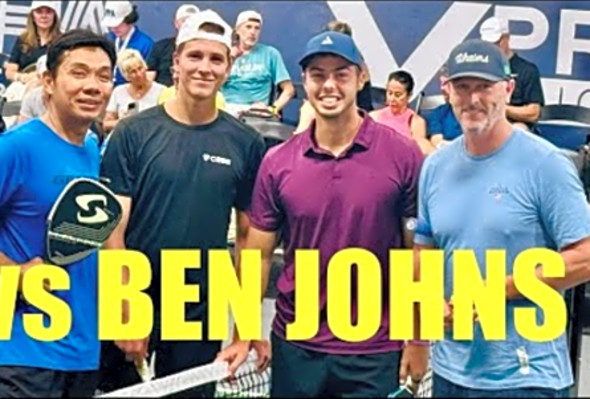 Playing Against the #1 Player in The World - Ben Johns ! PPA Split Age. Wasson/Jaya x Johns/Dundon
