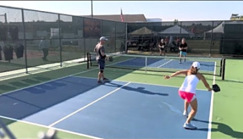 Lakes &amp; loons 4.0 mixed doubles gold medal match.