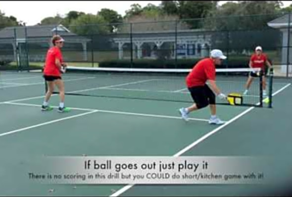Pickleball: &quot;Drills for 3&quot;, Deb Harrison