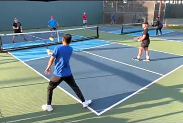 10-30-22 Men&#039;s Doubles 4.0 19 Derek and Oliver Pickleball Tournament Seal Beach Round 1