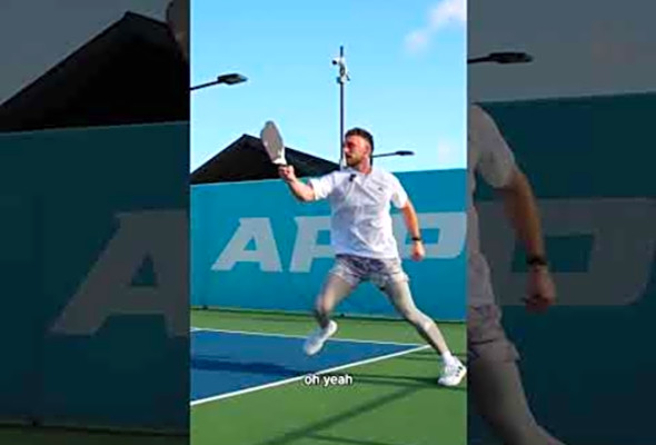 Super Bowl Champion Gehrig Dieter Brings NFL Trash Talk to The Pickleball Court