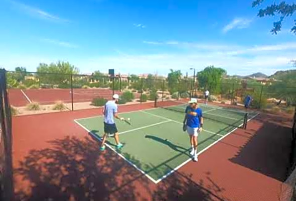 Full Pickleball game!