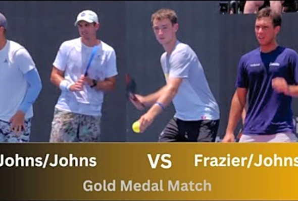 Johns/Johns vs Frazier/Johnson - Gold Match Highlights - Pickleball