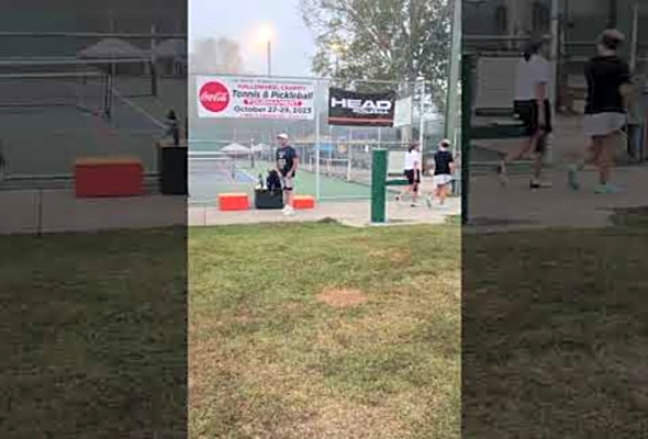 Day 2 of the Annual Hallowheels Pickleball and Tennis Tournament