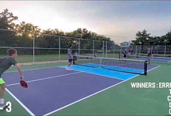 Pickleball Game with Coaching Tips 3.0-3.5