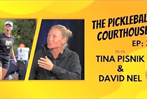 Tina Pisnik From Olympic Tennis To Pickleball Pro, Paddles and More - Pickleball Courthouse Ep.3