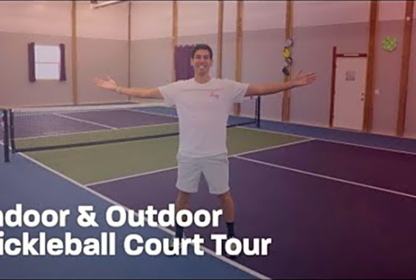 Indoor Outdoor Pickleball Court Tour with Interview