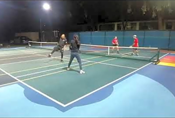 MLP Dink&#039;n Devils-LA Lobsters Game4 Kate/Larry-Mark/Michelle Pickleball 1/23/22