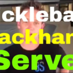 Backhand Serve in Pickleball - with Mark Renneson