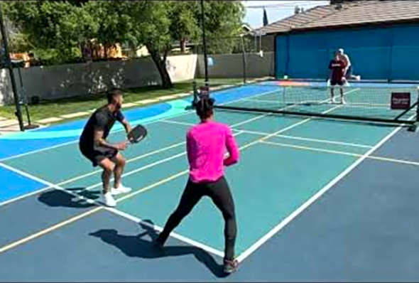 Jesse Irvine &amp; DJ Young VS Hayden Patriquin &amp; Matt Baca Pro Rec Pickleball at Piccadilly 4/19/23