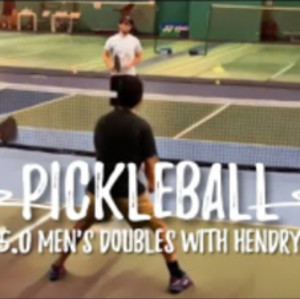 Pickleball men&#039;s doubles 5.0 featuring Pro Hendry Winarto
