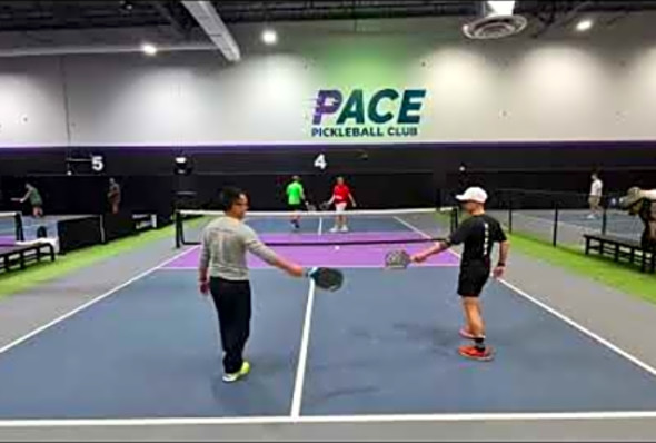 Pace Pickleball Steve/Tuyen vs Jeff/Red