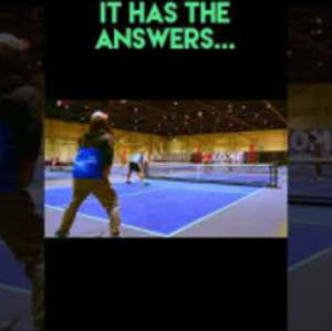 This is what 4.5 to 5.0 Pickleball Doubles looks like
