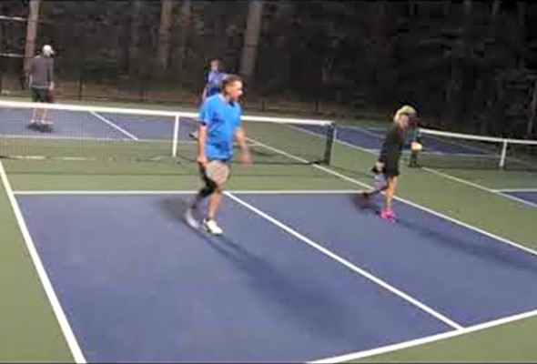 4.5 Pickleball - Matt MacDonald, Christie Domoracki vs. Peter, Ron York