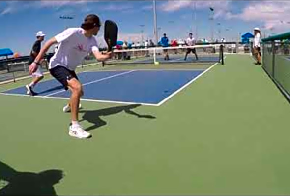 2023 APP Mesa Open Pickleball Tournament Men&#039;s Doubles Pro R2