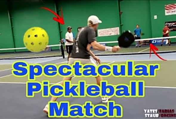 Spectacular Pro Pickleball Men&#039;s Doubles Game Kyle Yates/Joey Farias vs Jaime Oncins/Brian Staub