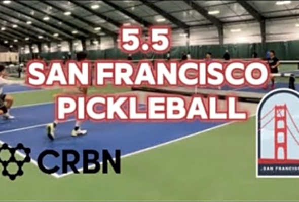 Aggressive 5.5 SF Pickleball - Dylan, Kai, Cambell, Dan - Bay Club SF