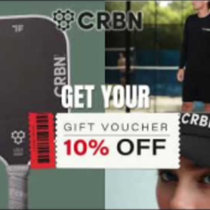 Level Up Your Pickleball Game with CRBN - Get 10% OFF Today!