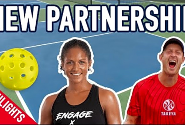 NEW Partnership - Riley Newman &amp; Jessie Irvine - Pickleball Mixed Doubles