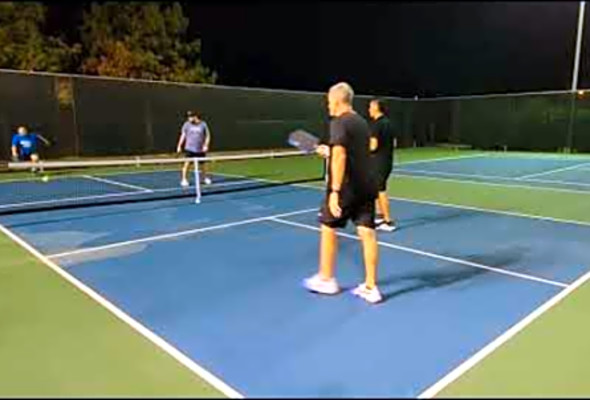 What a Fun Point! Jackson / Israel vs Glenn / Rich Pickleball match play September 2nd
